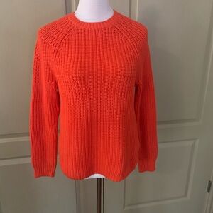 NWOT Lauren Ralph Lauren petite knit orange sweater. MP